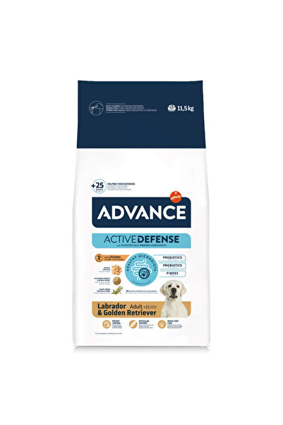 Advance Labrador ve Golden Retriever Tavuklu Yetişkin Köpek Maması 11.5 Kg
