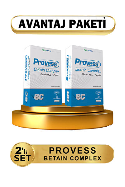 Rcfarma Provess Betain Complex 60 Bitkisel Kapsül 2 Kutu ( Avantajlı Paket )
