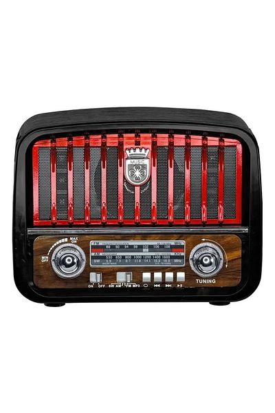Denx Portable Hi-fi Radio With 3 Channels Fm - Am Bluetooth Aux Tf Card Usb Flash Disk