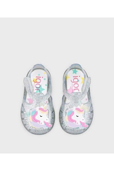 IGOR Between 18-25 Numarasi Arasi Toby Unicorn Silvery Sandals - Transparent
