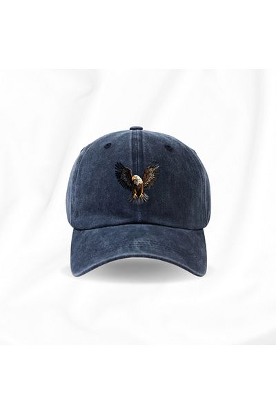Touz Moda Πλενόμενο καπέλο Unisex Vintage Eagle Printed