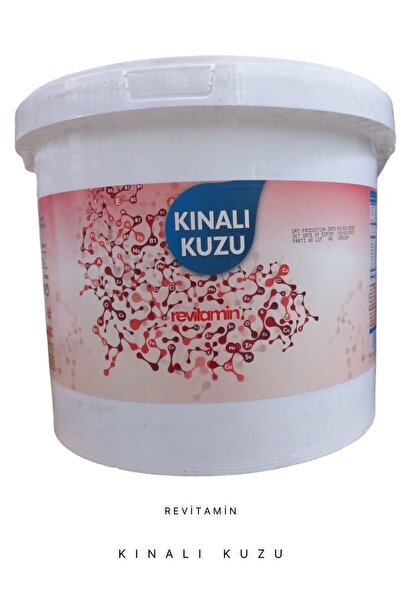 REVA Kınalı Kuzu Koyun Keçi Kuzu ve Buzağı Hayvan Yem Katkı 10 KG Kova