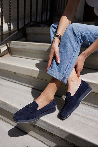 ANGELİNA JONES Lugo Women's Loafers Real Long Lightweight Shoes