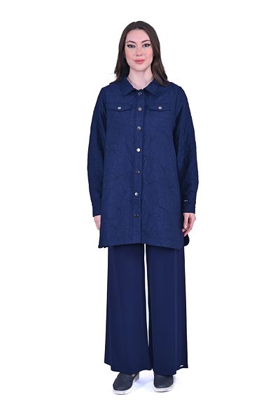 Invee Μπουφάν με καπιτονέ Navy Blue INVEE 6827