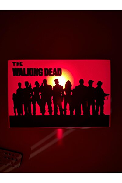 Lades The Walking Dead Light Box Işık Kutusu Değiştirilebilir Renkli RGB LEDs