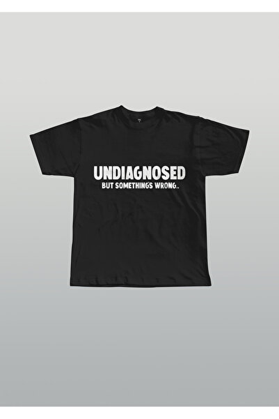 EVIus تي شيرت برقبة دائرية ومطبوع عليه نص غير مُحدد الحجم