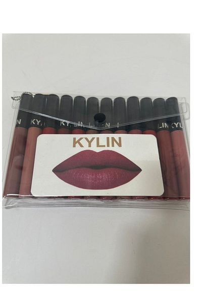 Kaylin 12-piece liquid lipstick in multiple colors, easy to use