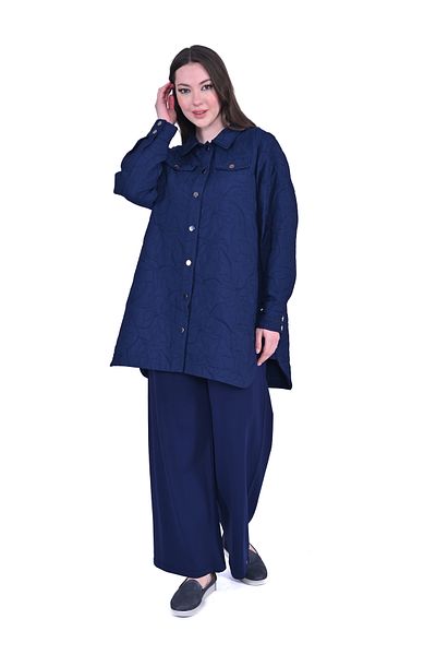 Invee Μπουφάν με καπιτονέ Navy Blue INVEE 6827