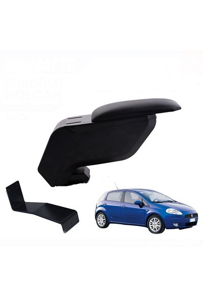 Atakent Hobi Armor Fiat Grande Punto 2006-2012 Black Armrest Without Punching