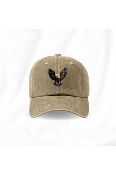 Touz Moda Washable Vintage Eagle Printed Unisex Hat
