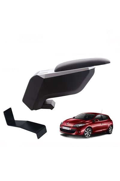 Atakent Hobi Hyundai I20 2008-2015 Grey-black Armrest with No-Punching Steel Legs