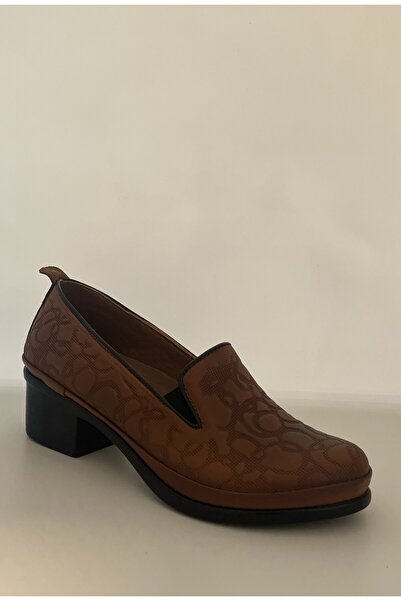 DESTİNA حذاء ديستينا بكعب من الجلد الطبيعي لتقويم العظام