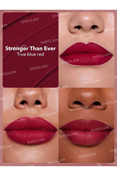 SHEGLAM Dynamatte Boom Long - Lasting Matte Lipstick -Stronger Than Ever