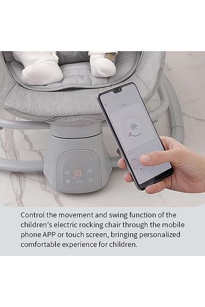 Generic Baby Swing 4-in-1 with Dinner Tray and Bluetooth Control from Mastela