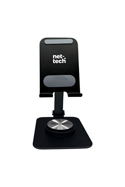 Boğazören Siyah 360 Hareketli TÜM Telefon-Tablet İçin Masa üstü Metal Telefon...