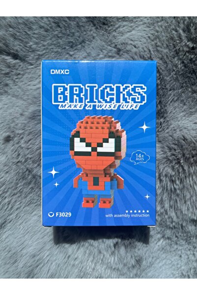 ZephiaStore مكعبات بناء صغيرة على شكل عنكبوت، ألعاب تركيب للأطفال