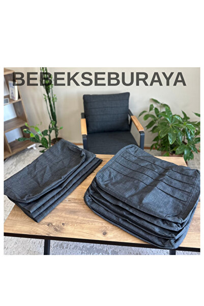 Green Garden Bahçe Balkon Mobilyası Minder Kılıfı Takımı 55*60 Ölçülerinde 4 ...