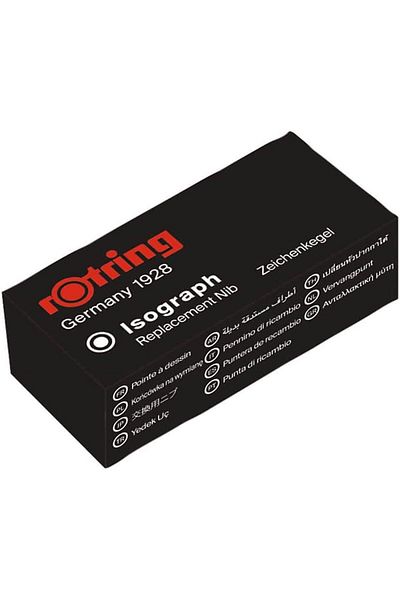 Rotring Isograph Technical Drawing Pen Refill Tip, 0.1 mm, Dark Red
