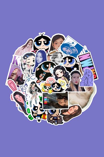 dadi ramba Minji (Newjeans) Sticker Pack - Bullet Journal - Planner - Notebook - Laptop Sticker Decal