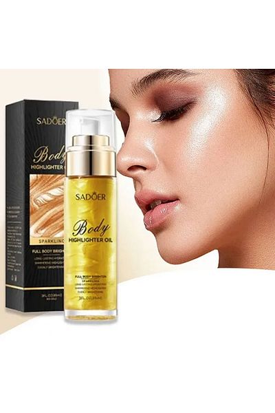 SADOER Full Body Brightening Shimmering Hydrates Body Sparkling Highlighter Oil
