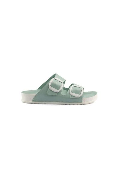 Roy Jones PastelSteps Two Buckle Comfortable Spring-Summer Ergonomic Women's Slippers