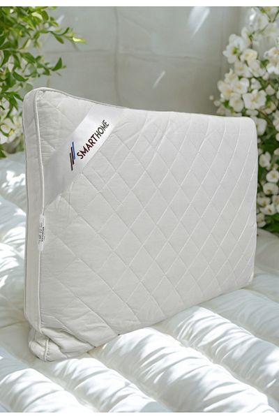 smart home Smart Home Comfortable and Luxurious Padded Cotton Pillow Made of 100% Cotton Fabric (Size 75x50+3 cm) and Weight 1800 grams