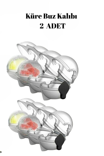 Ar Armese Küre Buz Topu Kalıbı , Yuvarlak Içecek Buz Topu Dondurucu Buzluk Sa...