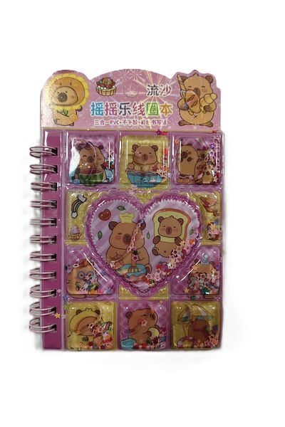 pialbatro Water Cover Sticker Notebook Keyring Making Set