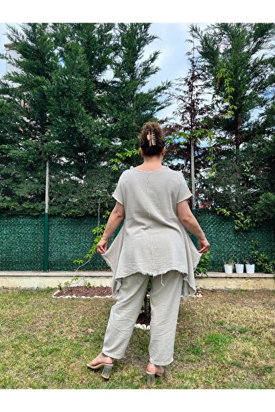 MJORA Cotton Linen Authentic Style Bottom & Top Set