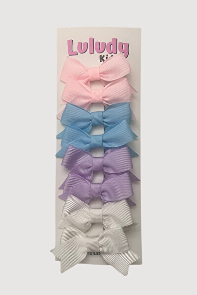 Luludy Kids Soft Tonları 8'li Kız Çocuk Klips Toka Set