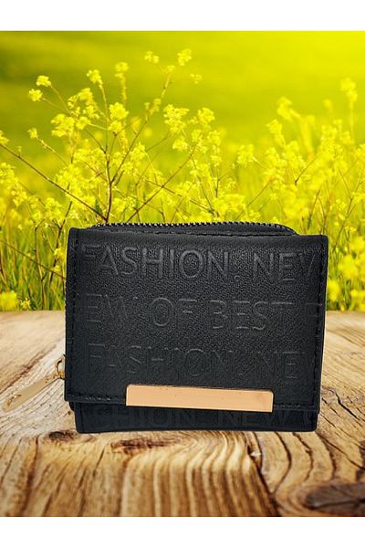 FuryaTedarik Women's Zippered Snap Wallet Card Holder Accessory