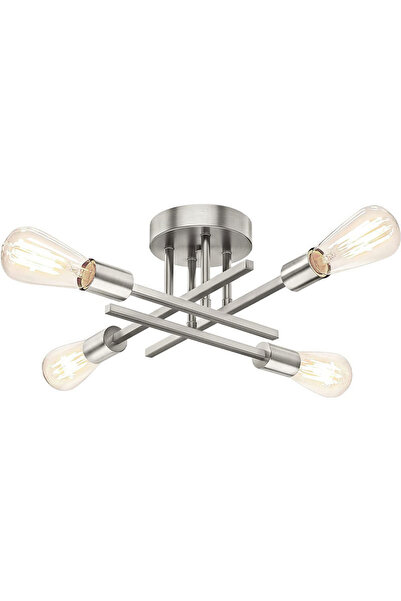 Choice No bulb Chrome Retro Industrial Chandelier Black/Gold Wrought Iron LED Ceiling Lamp E27 Light Living