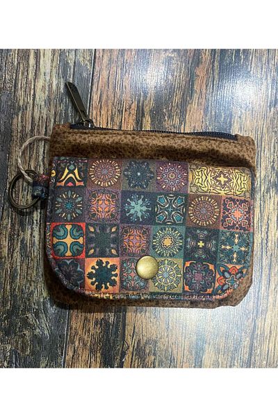 Street Bag Ethnic Authentic Bohemian Multi Pocket Wallet Daily Travel Use Easy Portable Waterproof