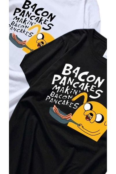 Gofeel Μπλουζάκι με λεπτομέρεια εκτύπωσης Bacon Pancakes
