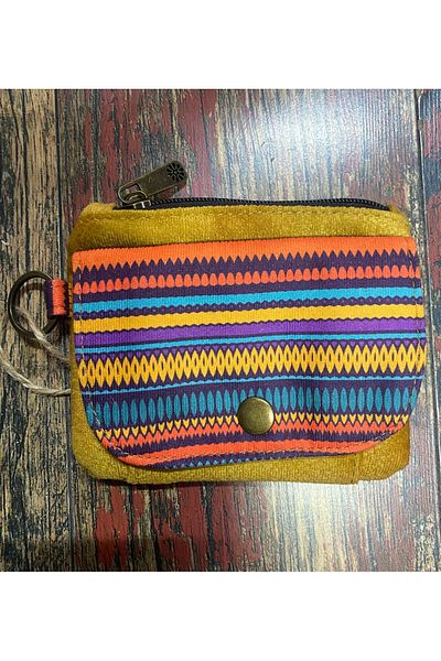Street Bag Ethnic Authentic Bohemian Multi Pocket Wallet Daily Travel Use Easy Portable Waterproof