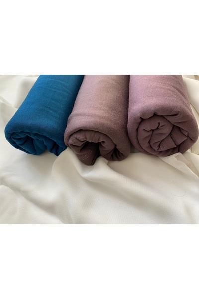 Organic Scarfs Combed Shawl 3 Pcs