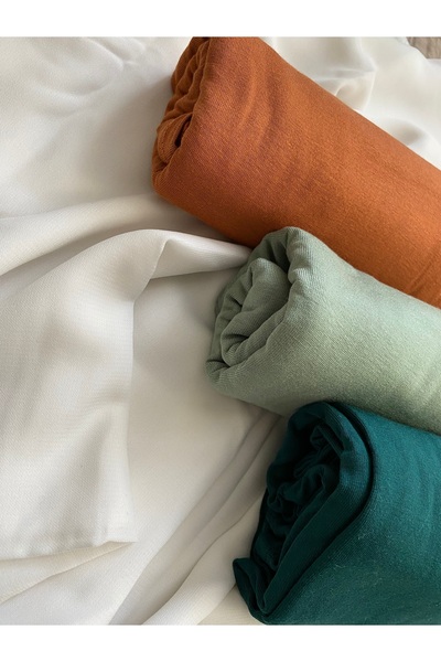 Organic Scarfs Combed Shawl 3 Pcs