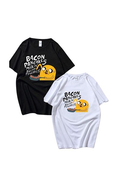 Gofeel Μπλουζάκι με λεπτομέρεια εκτύπωσης Bacon Pancakes