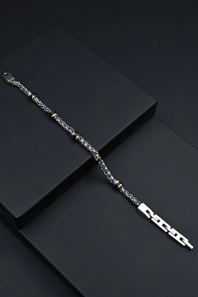 FERRO Gümüş ve Siyah Çelik Takı FRJ10041-D