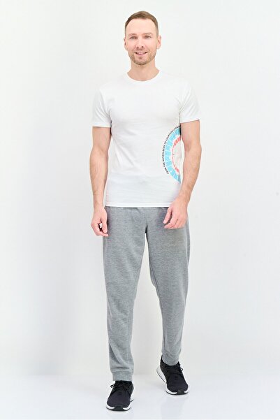 Puma Men Sportswear Fit Short Sleeves Outdoor Tonal T-Shirt, Off White