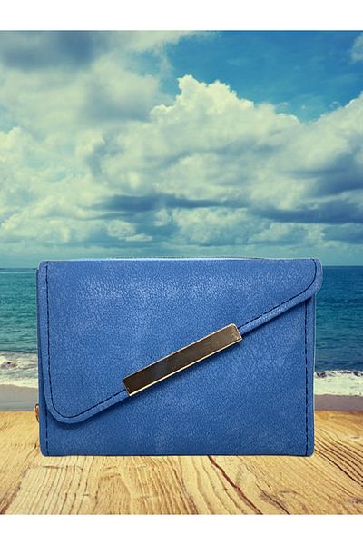 FuryaTedarik Zippered Women's Wallet with Coin and Paper Money Compartment