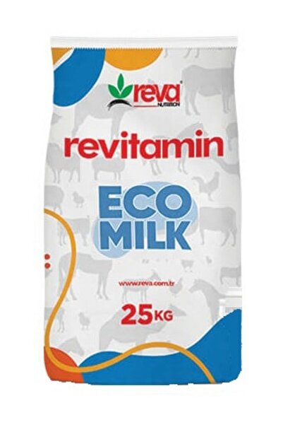 REVA Revitamin Eco Milk Büyük ve Küçükbaş Hayvan Vitamin Mineral Premiks 25 KG KRAFT
