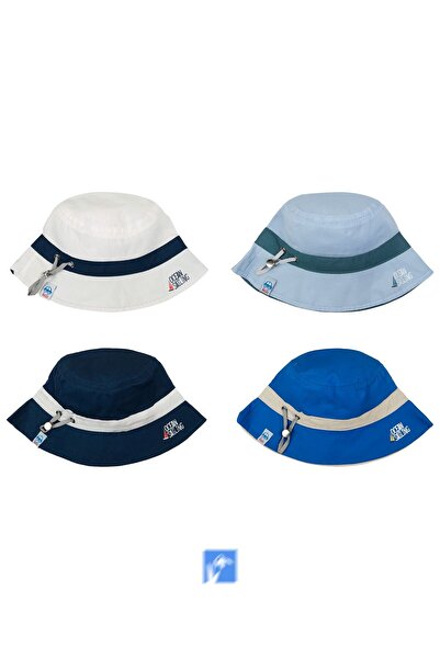 Kardelen Butik Denizli %100 Pamuk Erkek Bebek Balıkçı Şapka   ( 1-3 Yaş ) ( 50 cm )