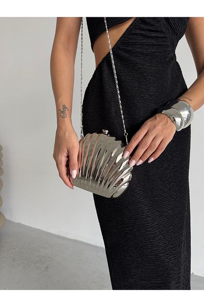 ALTUDA Chain Shoulder Bag - Shell Design