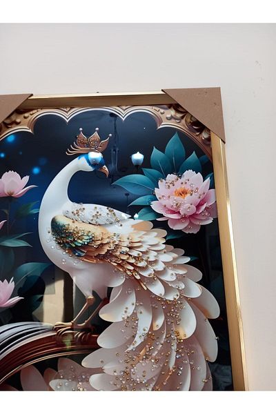 essentialneedsforall STONED PEACOCK ACRYLIC 3D FRAME
