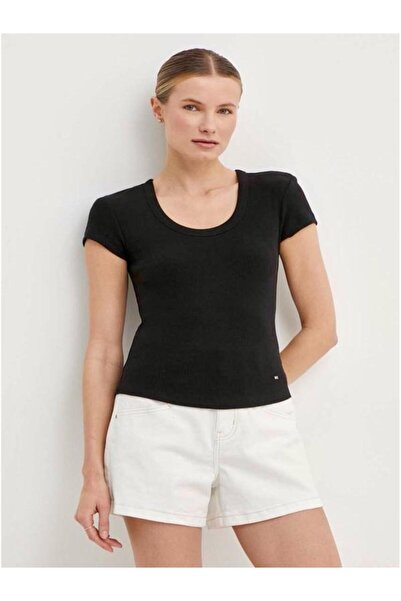 Tommy Hilfiger Lycra Flexible Organic Women's T-Shirt