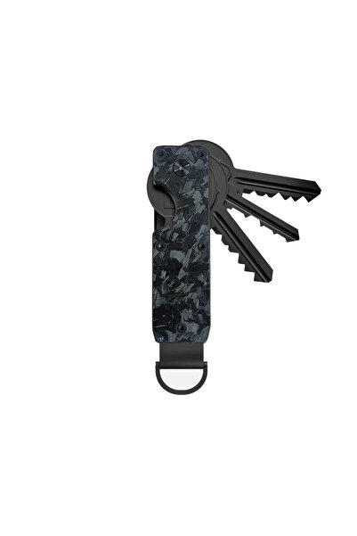 Choice منظم مفاتيح من الكربون الأسود، حامل مفاتيح مدمج، سلسلة مفاتيح معدنية، ...