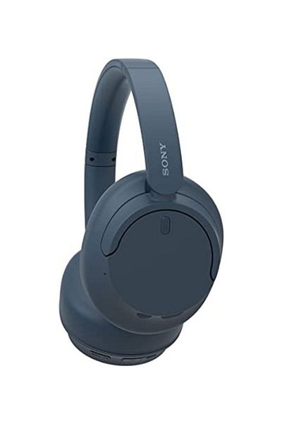 Sony سماعات رأس لاسلكية WH-CH720 مزودة بخاصية إلغاء الضوضاء وبلوتوث فوق الأذن مع ميكروفون للمكالمات الهاتفية