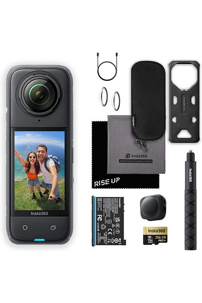 Insta360 X4 Waterproof 8K 360 Action Camera Kit