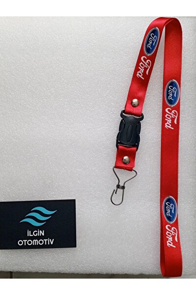 İLGİNOTOMOTİV Ford Uyumlu Kırmızı Renk Yüksek Kalite Oto Ayna Askısı & Ayna İpi